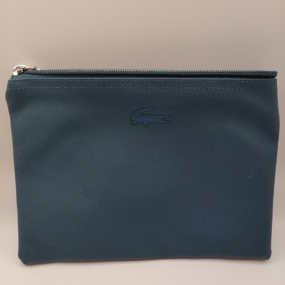 Lacoste x Turkish Airlines Blue Travel Pouch Amenity Kit Bag New